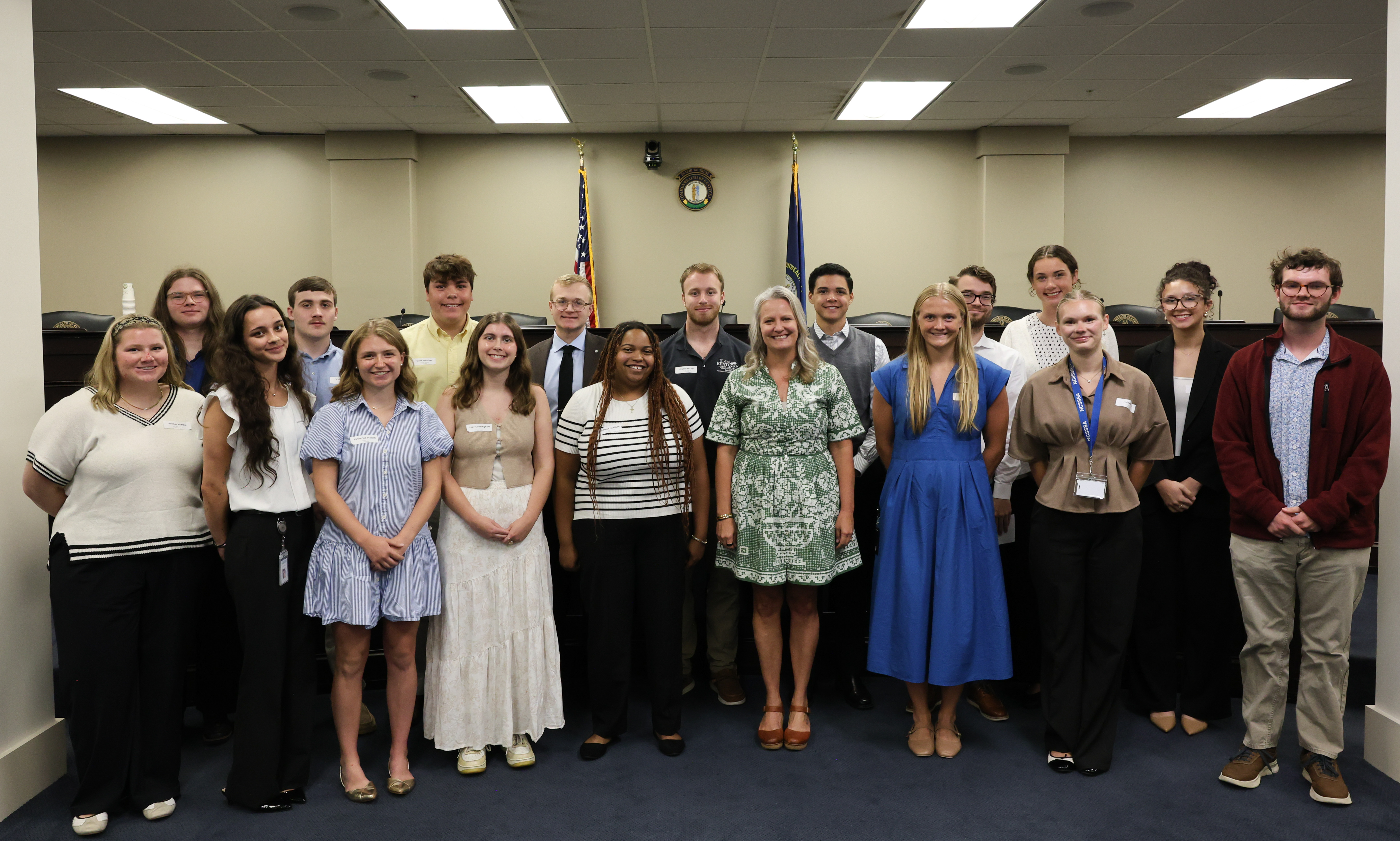 TKIP Interns at a Legislative Committee Meeting
