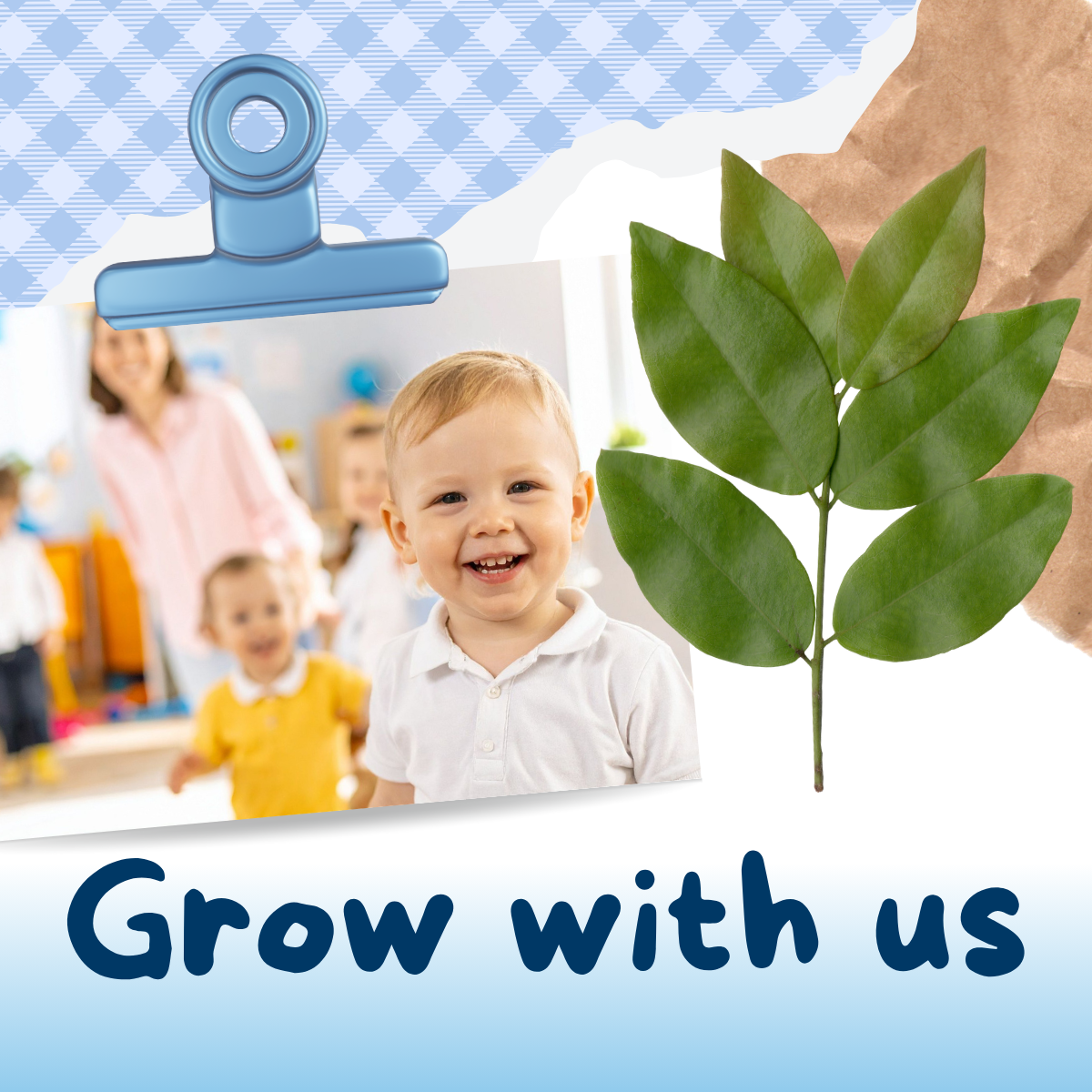 Picture of smiling child in daycare